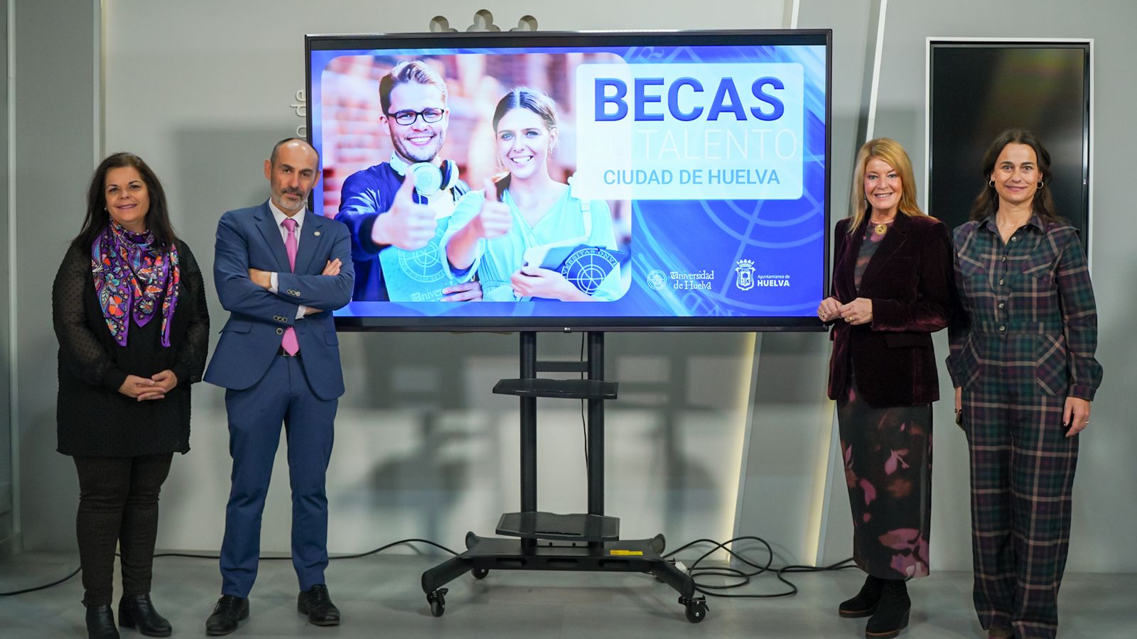 Presentación del programa de becas al talento 'Ciudad de Huelva'.