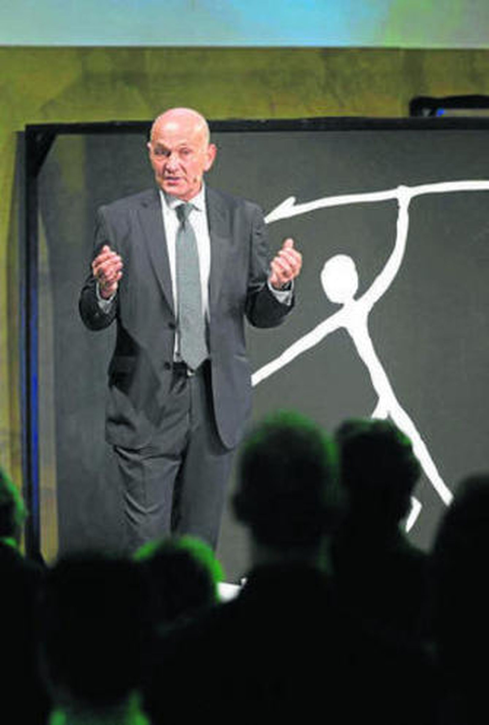 Juan Delibes en la reciente presentación de la temporada de Caza y Pesca.