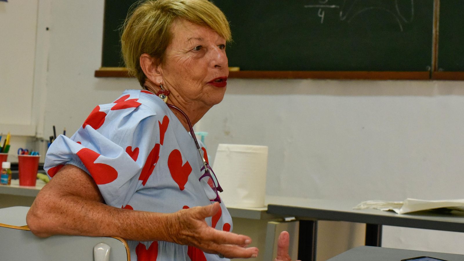 Ana Villaescusa, durante la entrevista