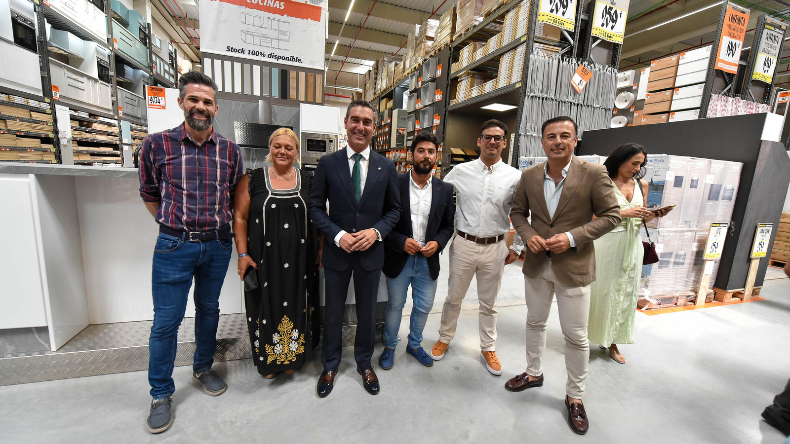 Las fotos de la inauguración de Obramat en Palmones