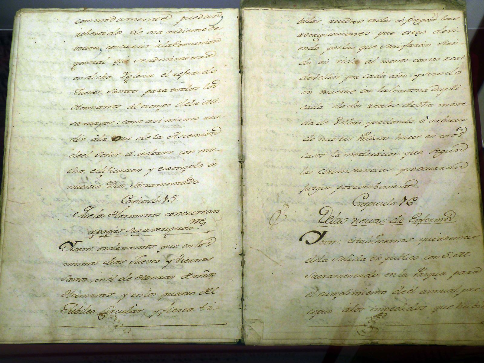 El libro de reglas de la Hermandad de la O, de 1785.