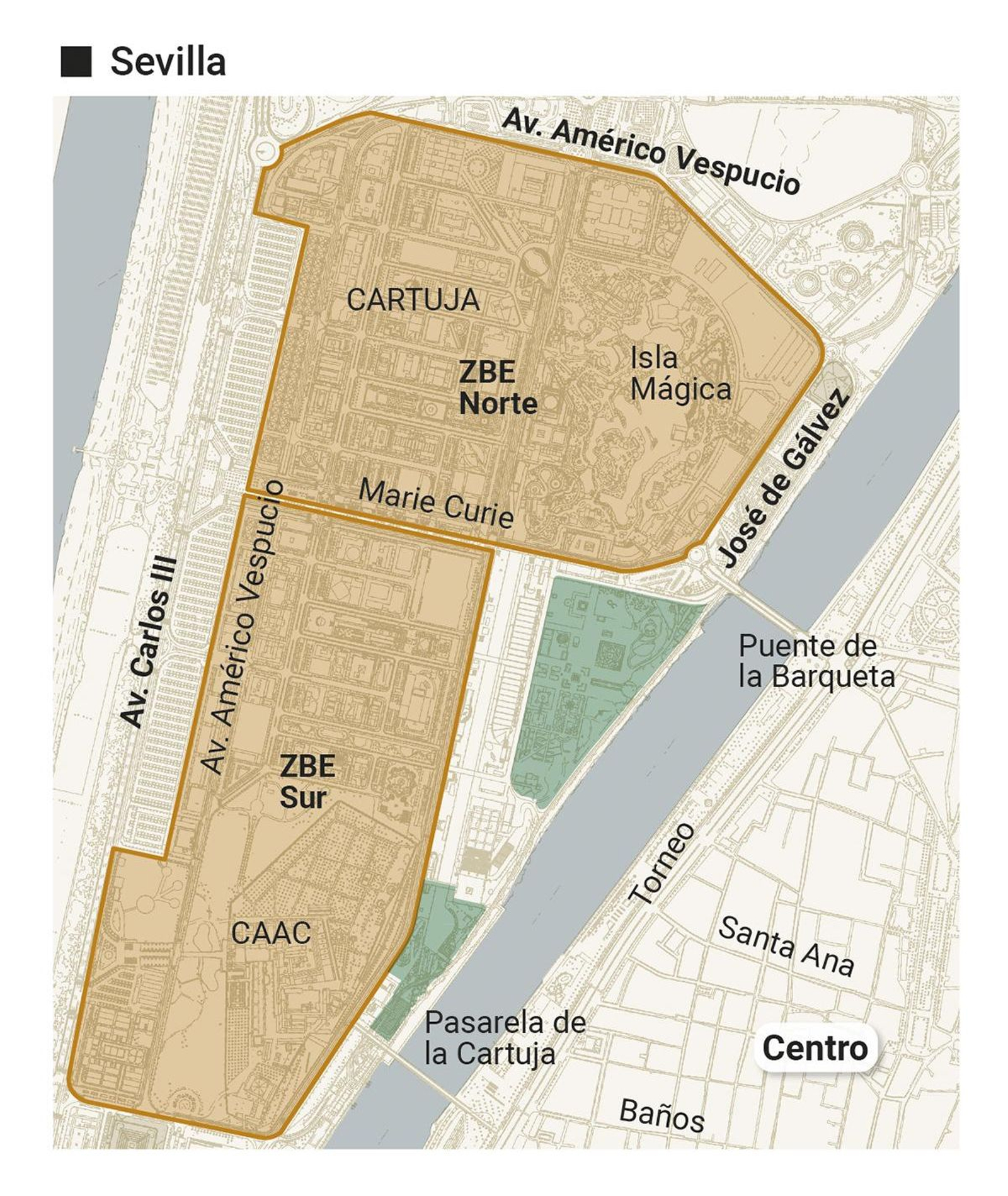 Zonas Bajas Emisiones en Sevilla