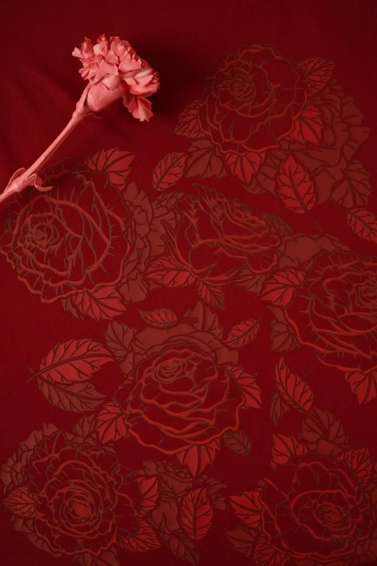 Los claveles de la camiseta que Rocío Osorno ha diseñado para el Sevilla FC.