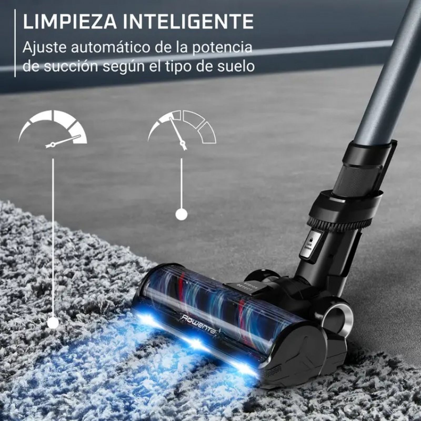 Aspiradora sin cable con hasta 2 h de autonomía. Incluye accesorio para ranuras