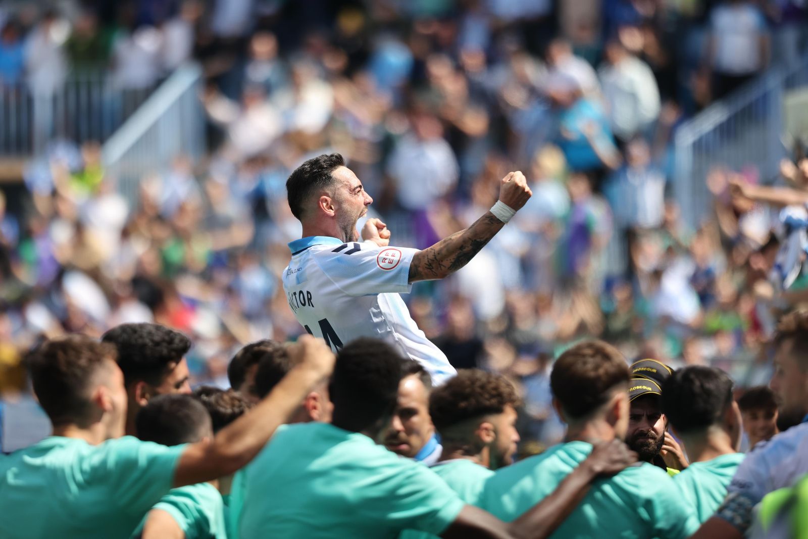 El Málaga CF - Intercity, en fotos