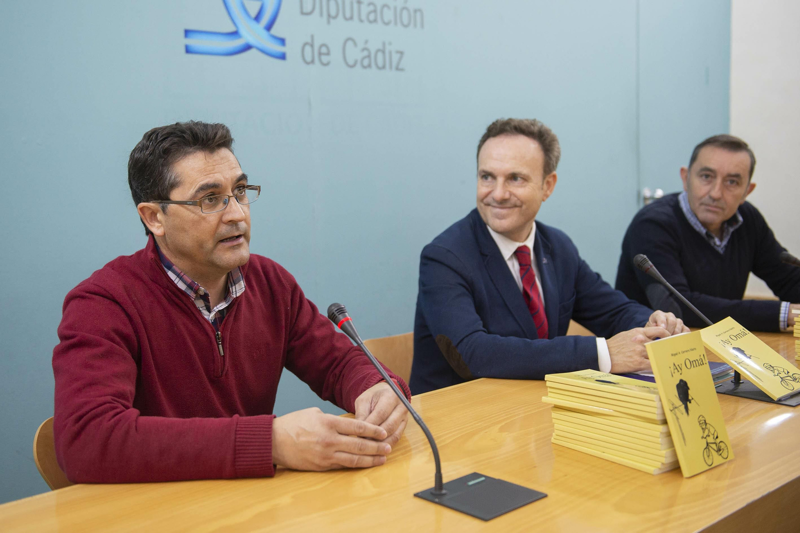 Un momento de la presentación del libro en Diputación
