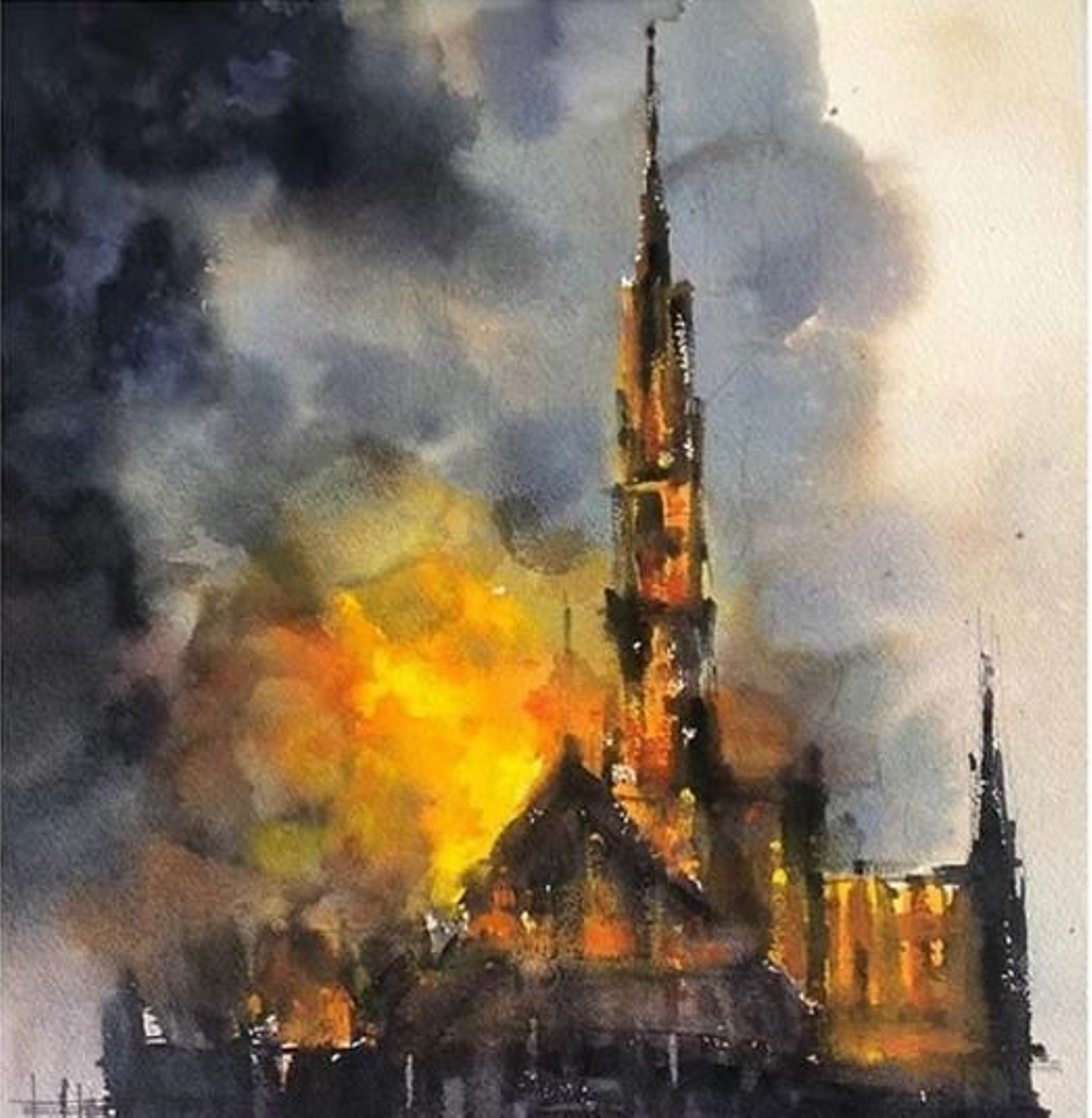 Incendio de Notre Dame: Las redes sociales se llenan de muestras de solidaridad