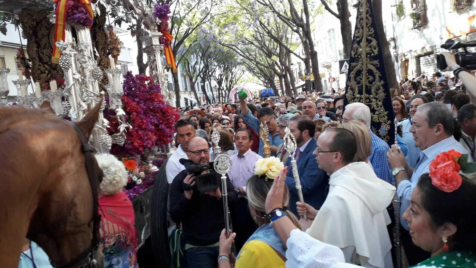 Las imágenes de la salida de la hermandad de Jerez al Rocío