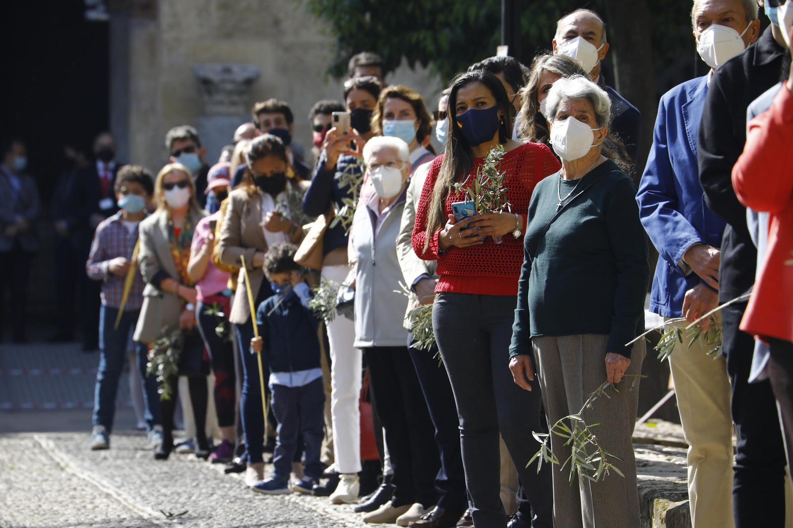 La misa de la bendición de las palmas en la Mezquita-Catedral de Córdoba, en fotografías
