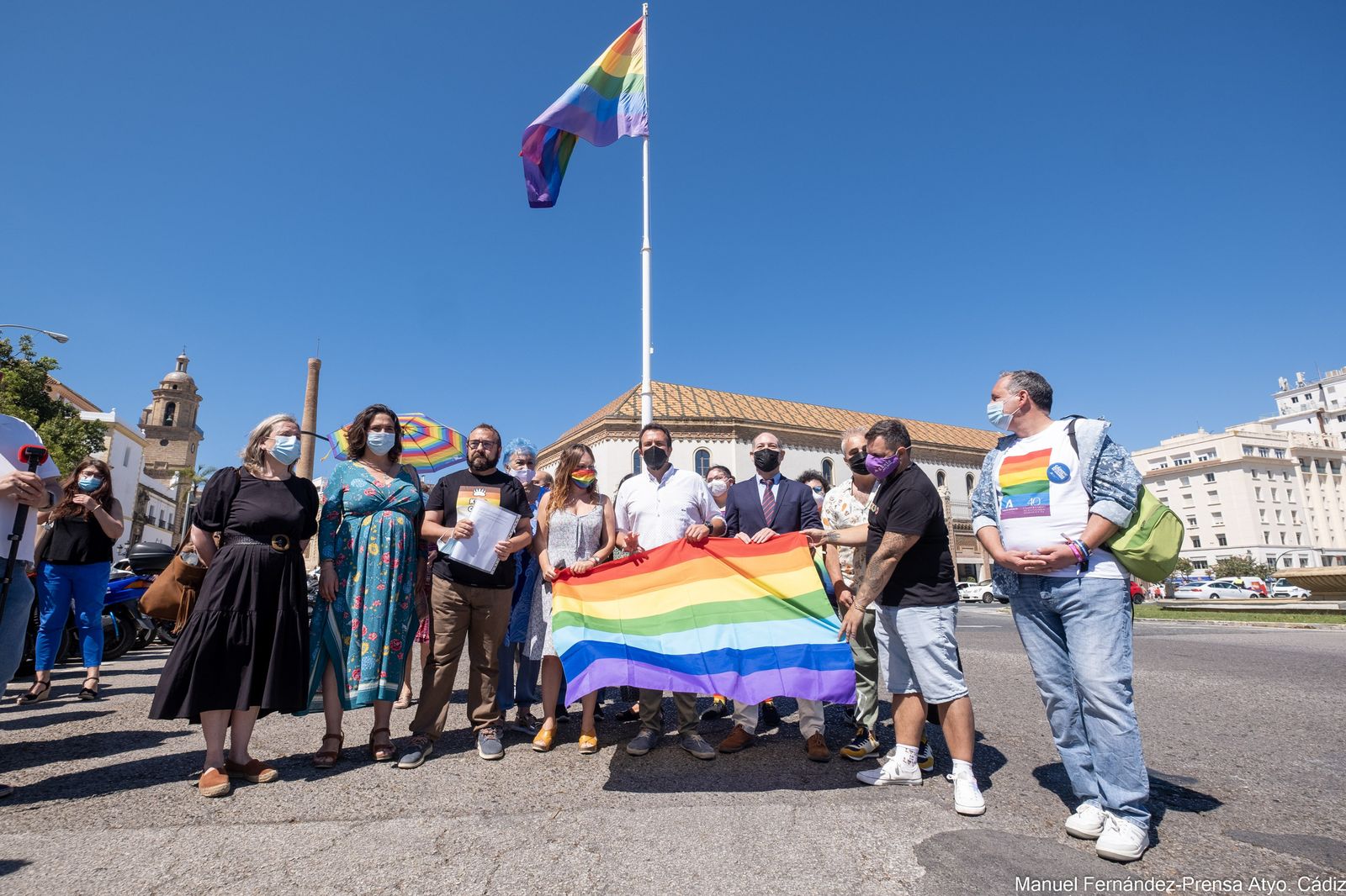 Un momento del acto de esta mañana.