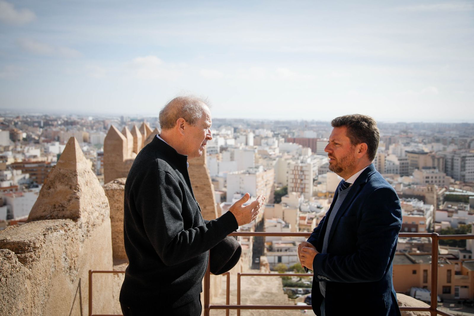 Las imágenes de la restauración de la Muralla de San Cristóbal