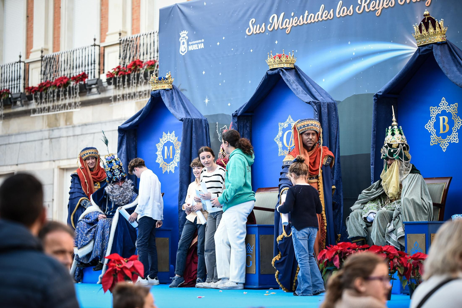 Imágenes de la entrega de cartas a SSMM Los Reyes Magos en el Ayuntamiento