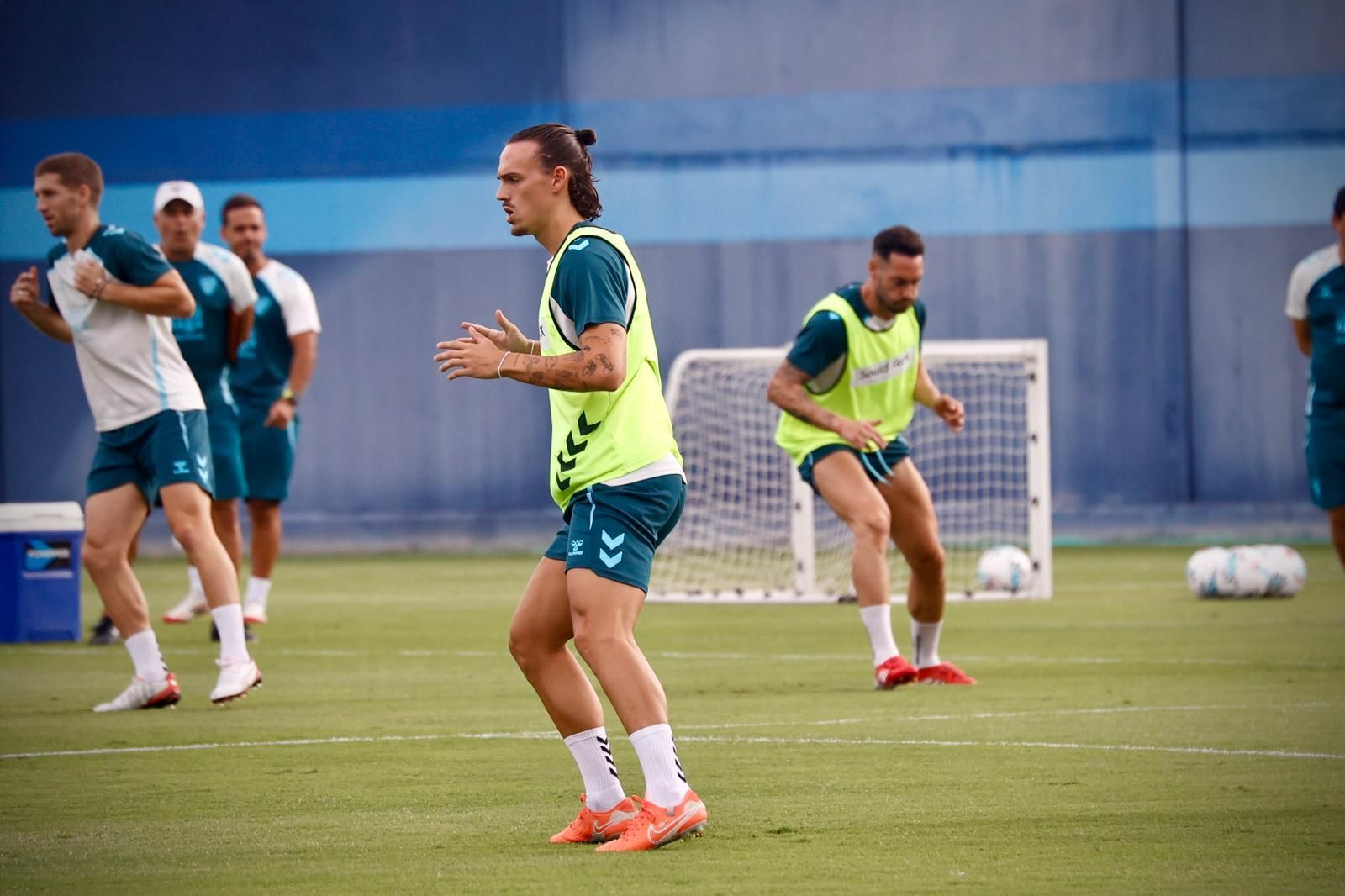 Rafita, del filial, novedad en el entrenamiento ante la baja de Carlos Puga