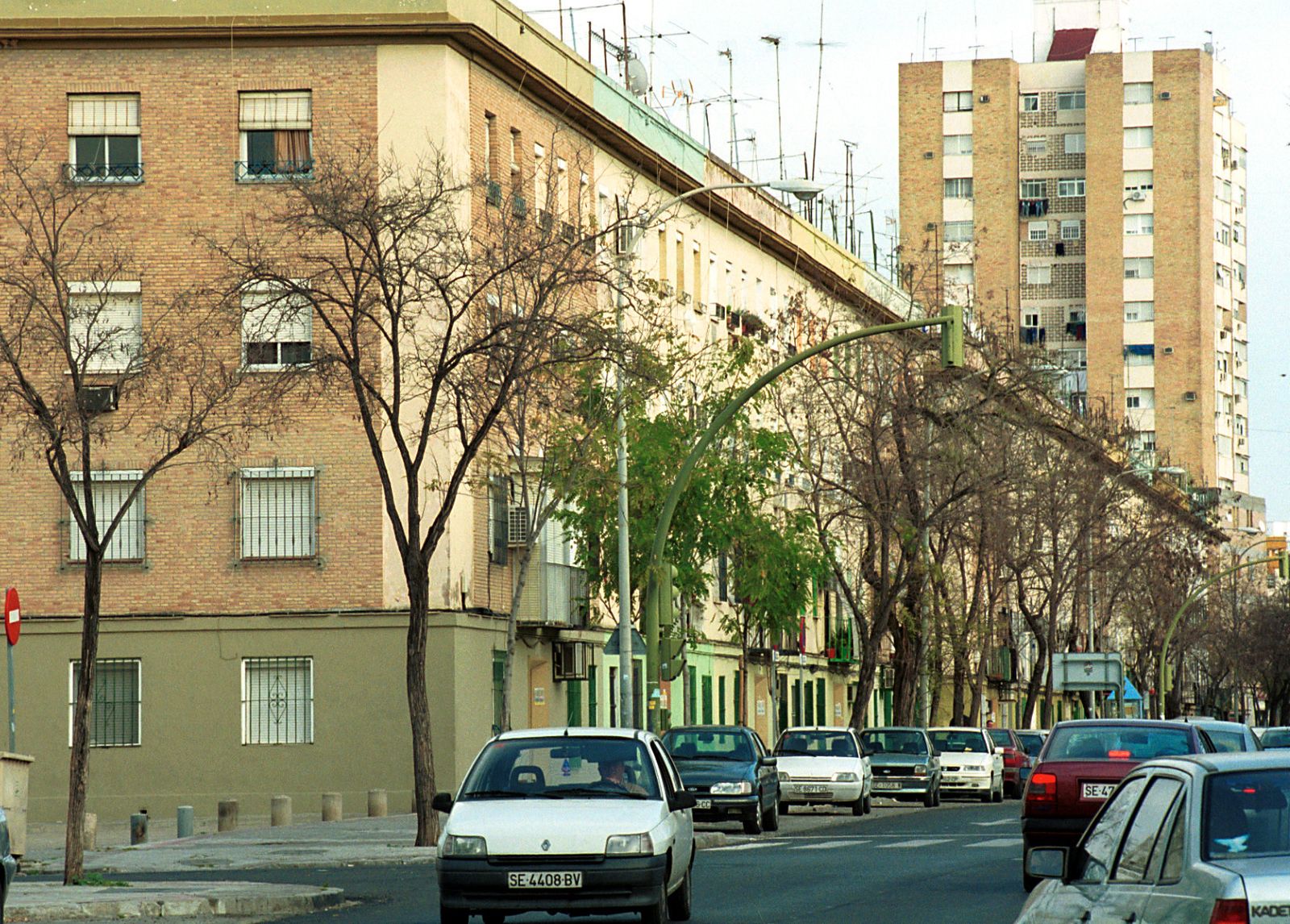 Una de las avenidas del barrio de Rochelambert.