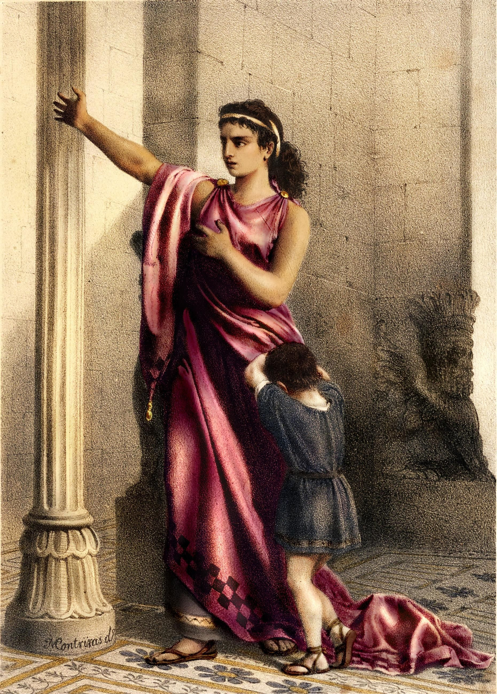 Representación de Imilce y Aspar.