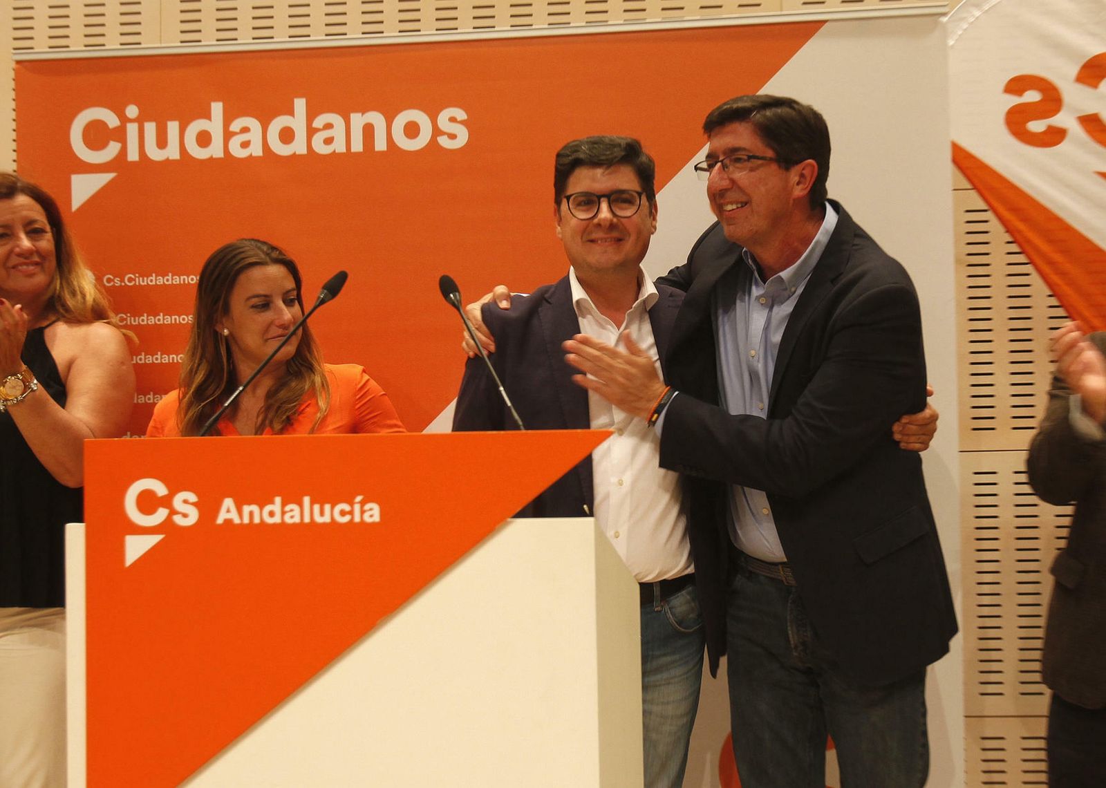 Pimentel y Marín valoran los resultados electorales.