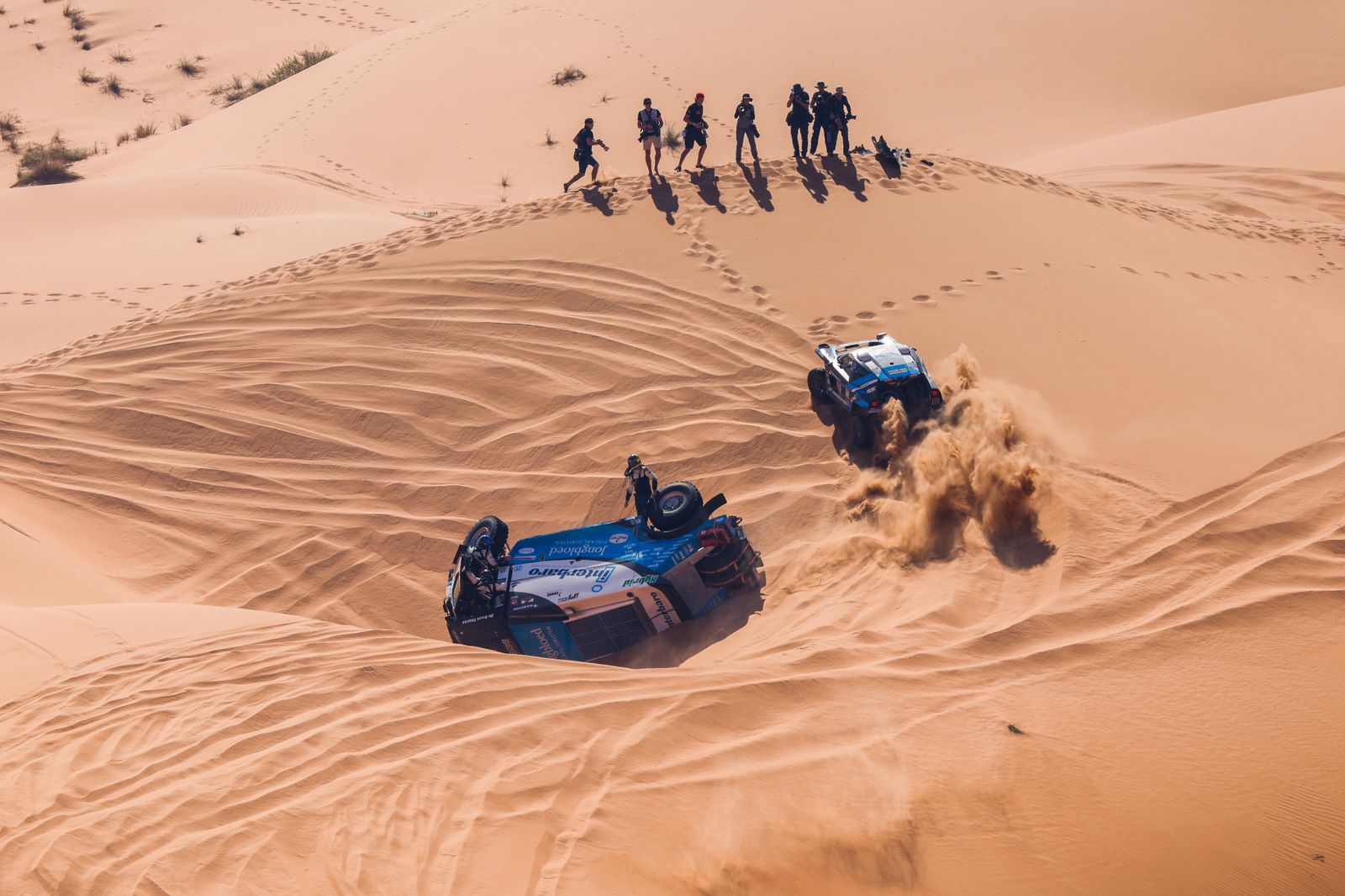 Las mejores fotos del Dakar por las dunas