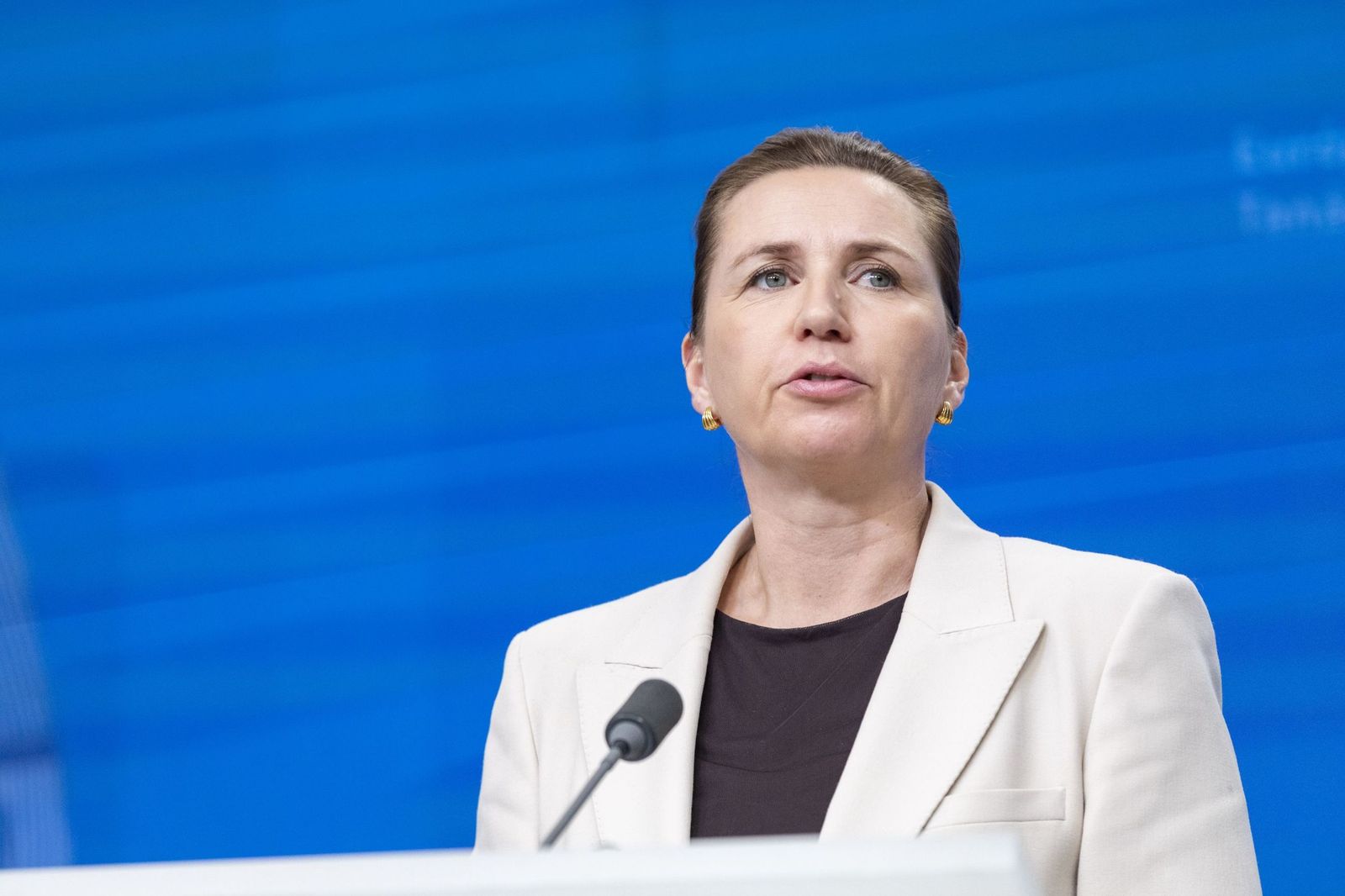 La primera ministra de Dinamarca, Mette Frederiksen.