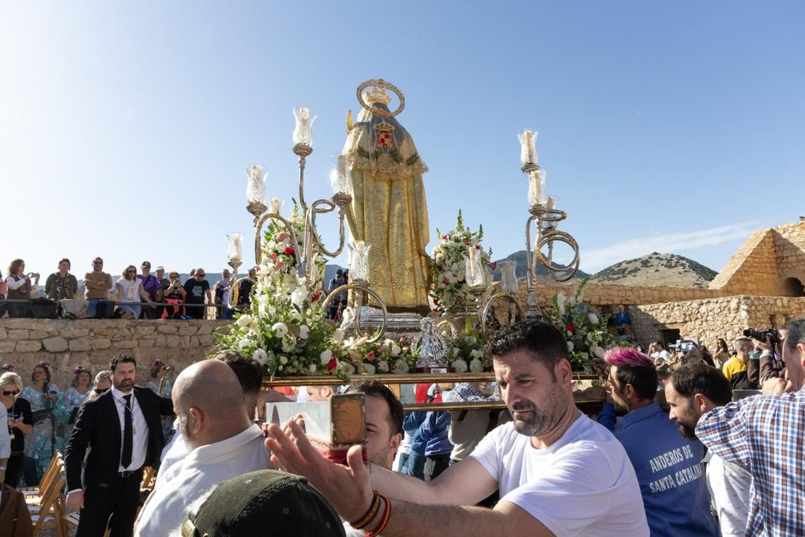Romería en honor a Santa Catalina, en imágenes