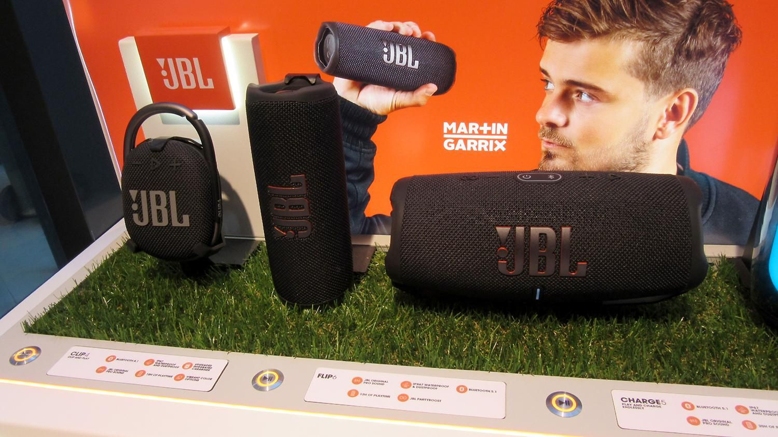 Gama de altavoces portátiles de JBL