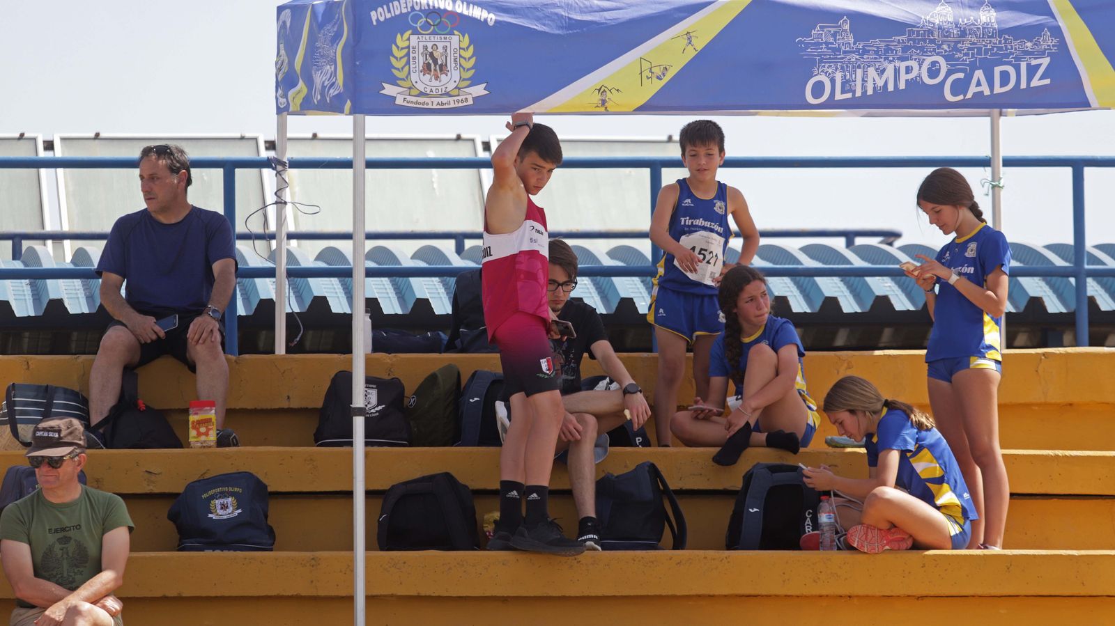 Fotos el control federativo provincial de atletismo en Algeciras
