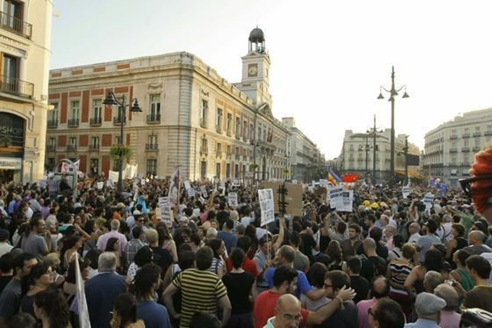 Manifestación contra la visita del Papa.

Foto: efe