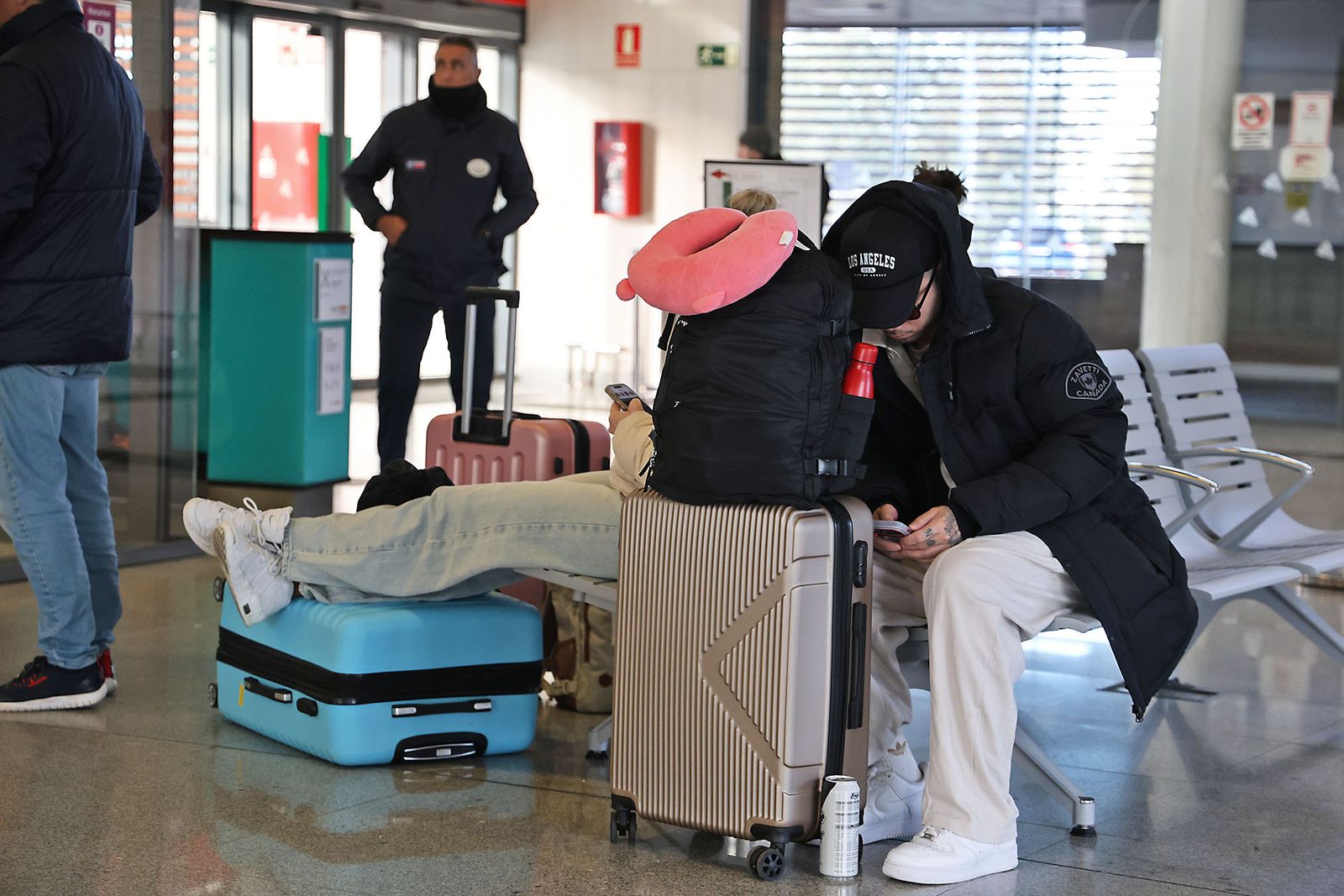 La estación de Huelva la mañana siguiente del trágico accidente