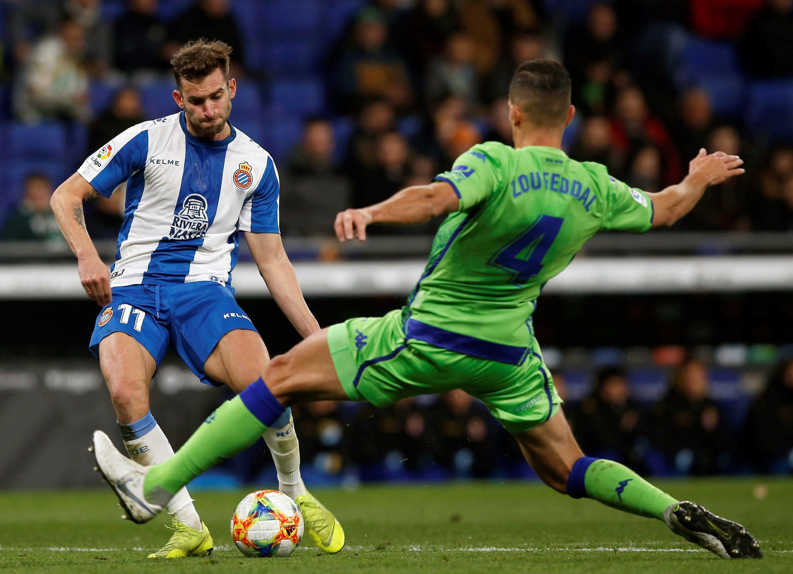 El Espanyol-Betis de los cuartos de Copa del Rey, en imágenes