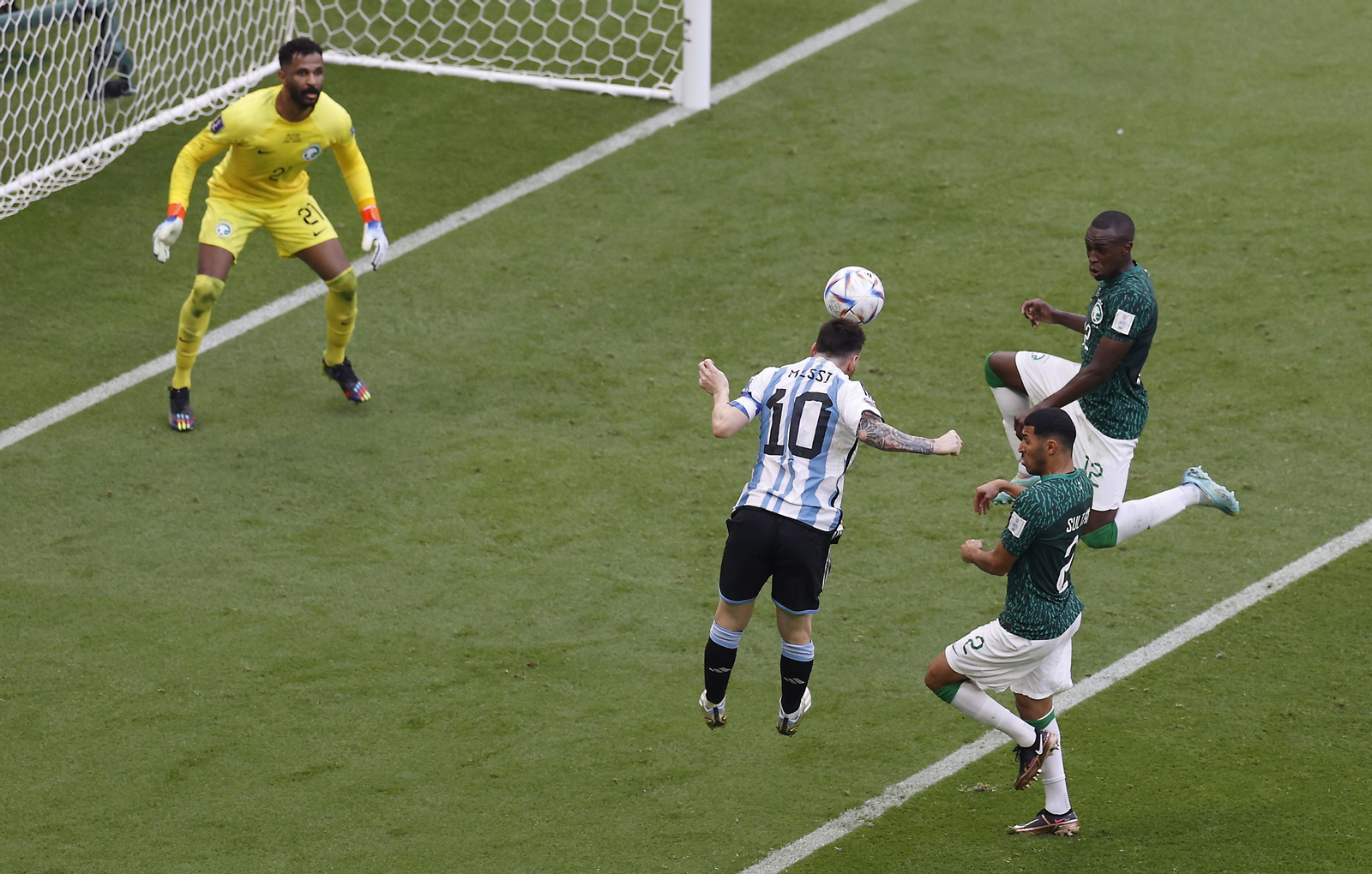 Las imágenes del Artentina - Arabia Saudí en el Mundial de Qatar