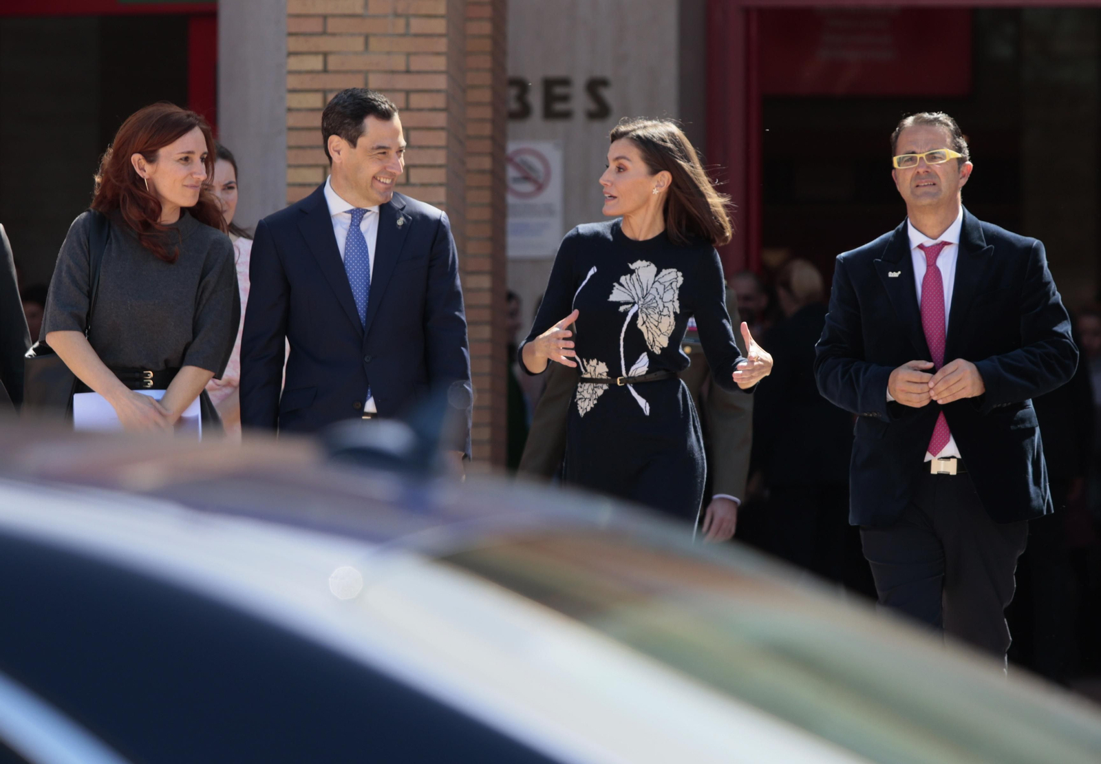 Las imágenes de la reina Leticia en el congreso de enfermedades raras