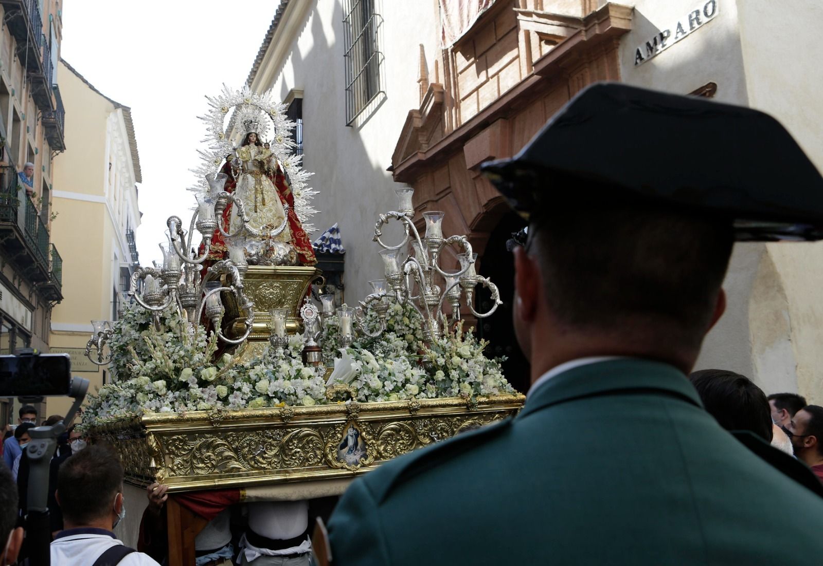 El regreso de la Virgen de Montemayor, en imágenes