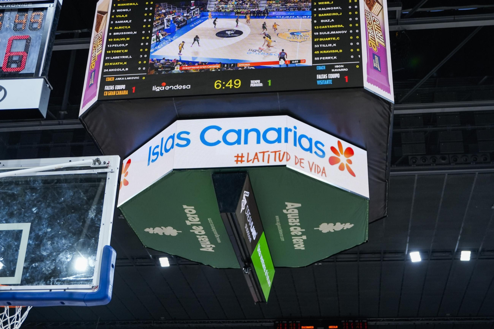 El Gran Canaria-Unicaja, en fotos