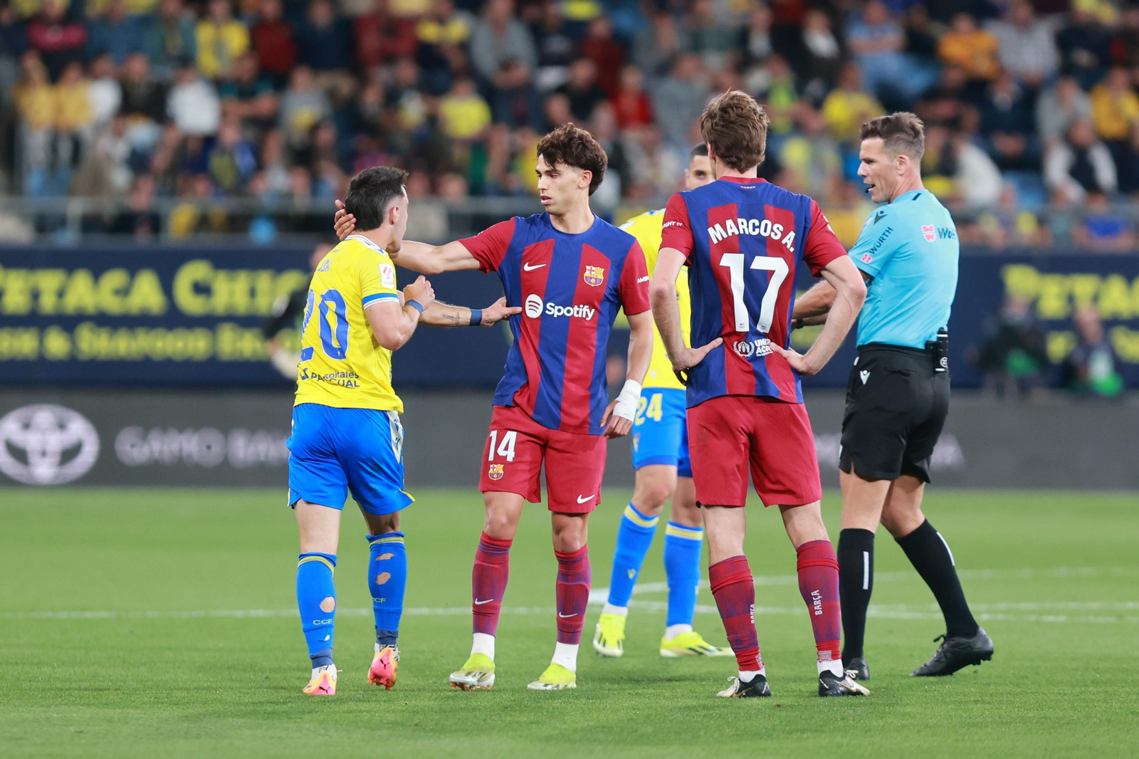 Las mejores imágenes del partido Cádiz Cf -Barcelona