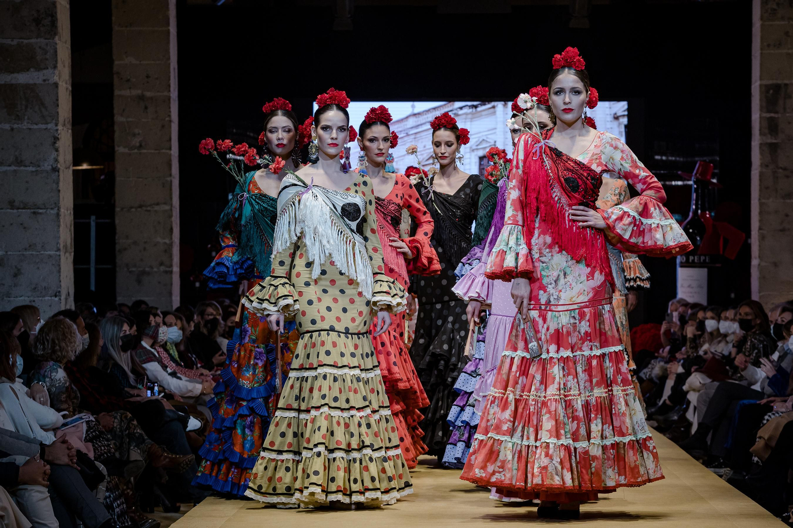 El desfile de Rocío Peralta en la Pasarela Flamenca de Jerez, todas las fotos
