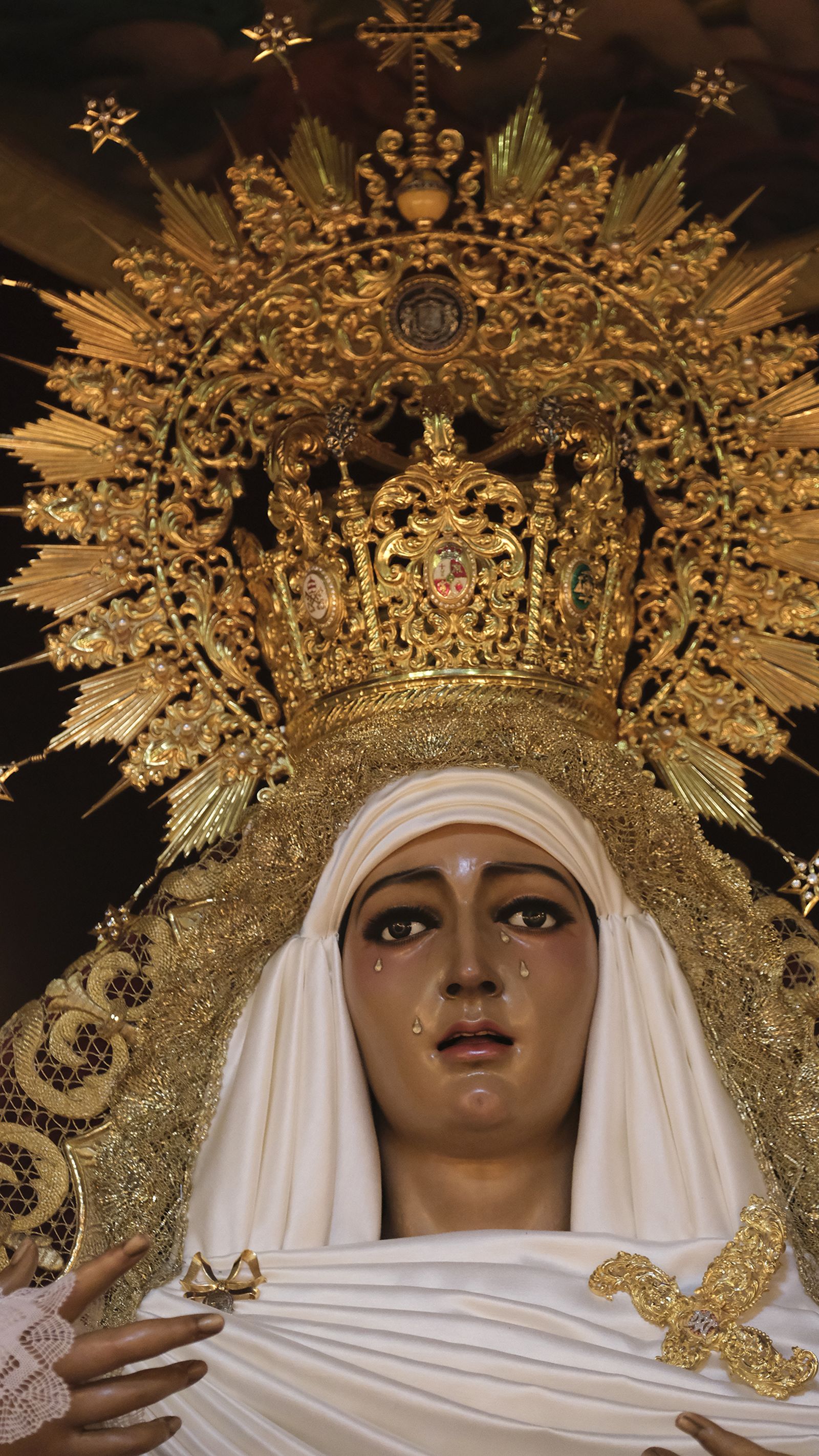 La procesión de la Santa Cena en Almería, en imágenes