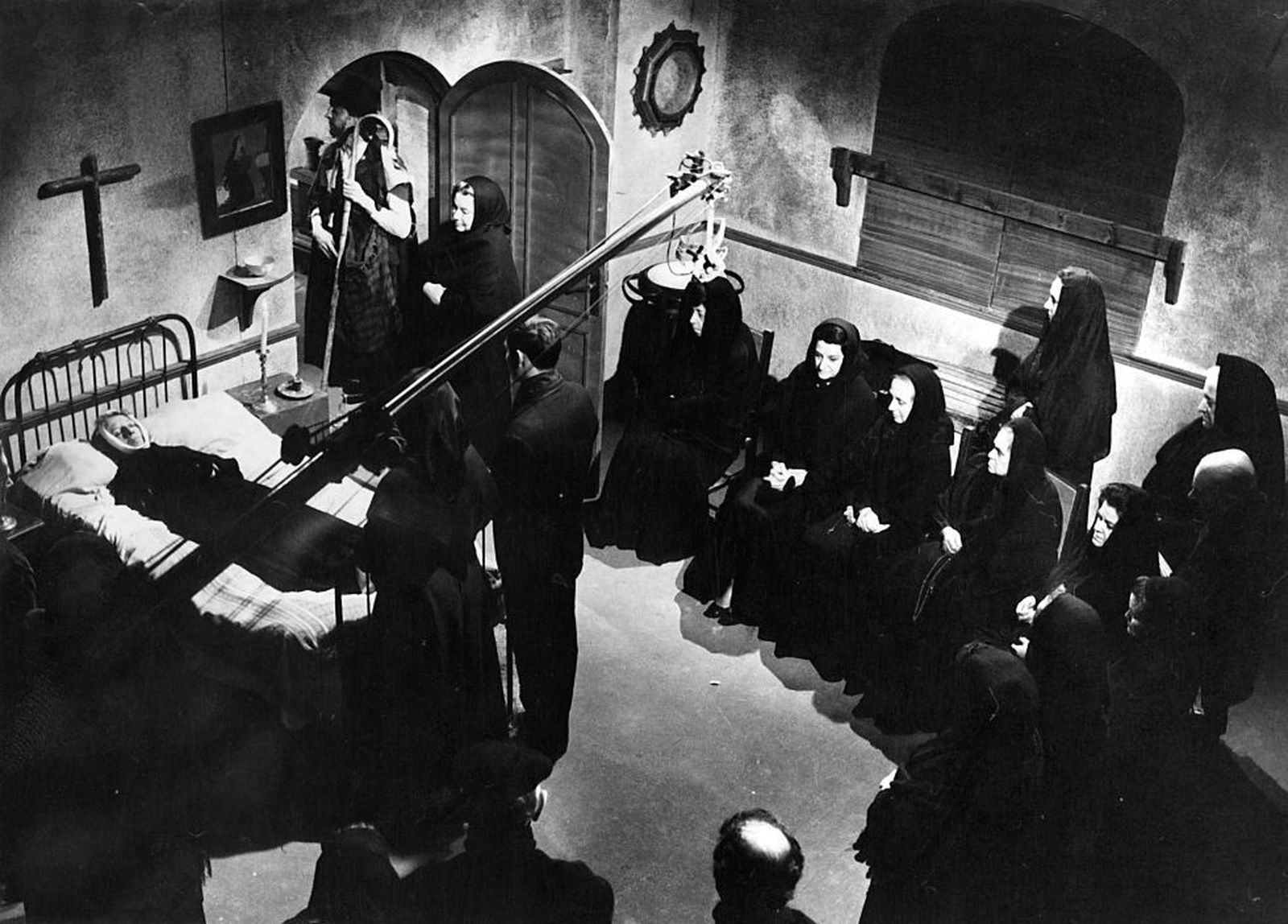 Rodaje de una escena de 'Historias para no dormir'