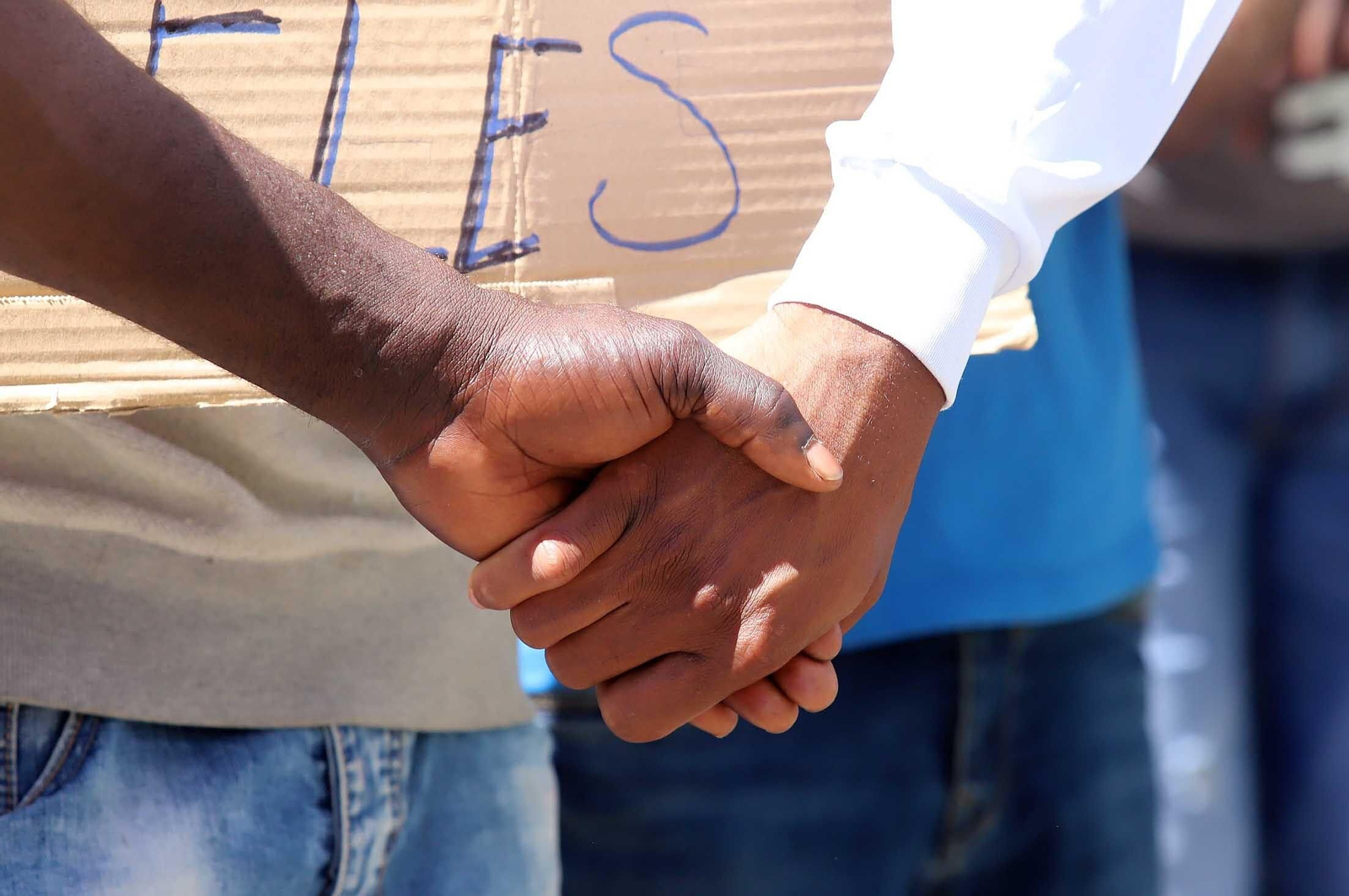Imágenes de la manifestación por la regularización de inmigrantes