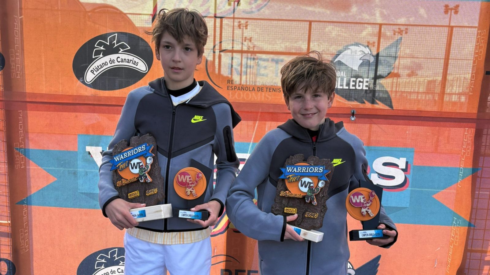 Los hermanos Navarrete, protagonistas en la primera parada del circuito Warriors Tour en Madrid.