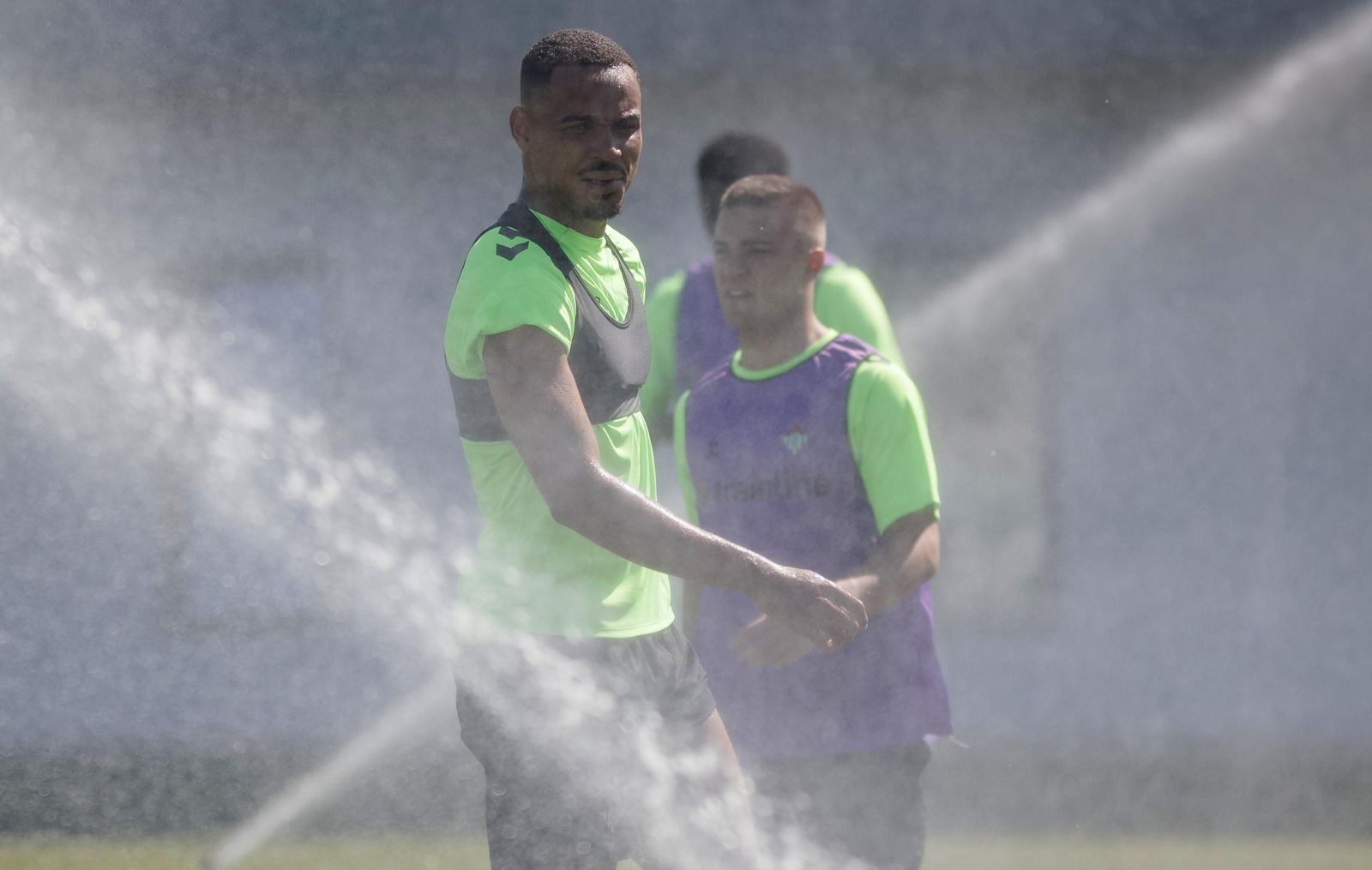 Las imágenes del entrenamiento del Betis