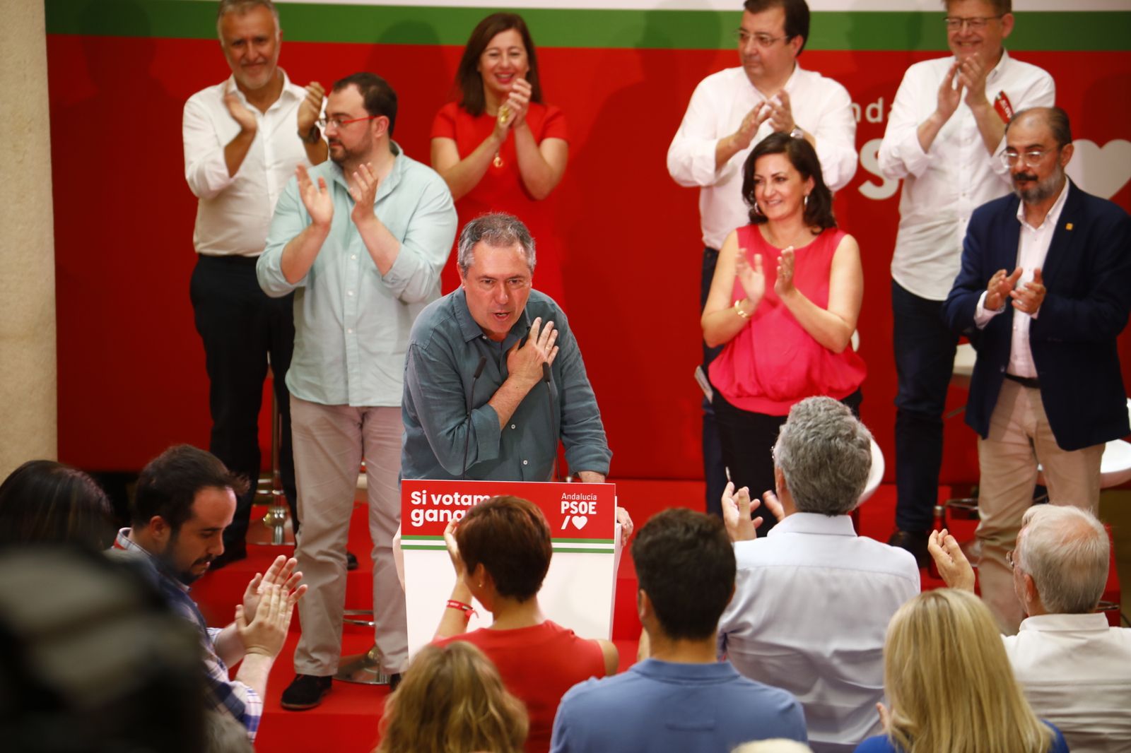 Elecciones Andalucía: La visita de los barones del PSOE en Córdoba, en imágenes