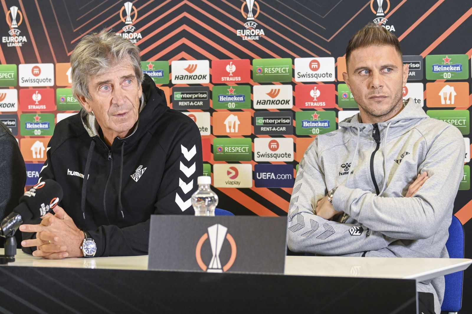 Pellegrini, en rueda de prensa.