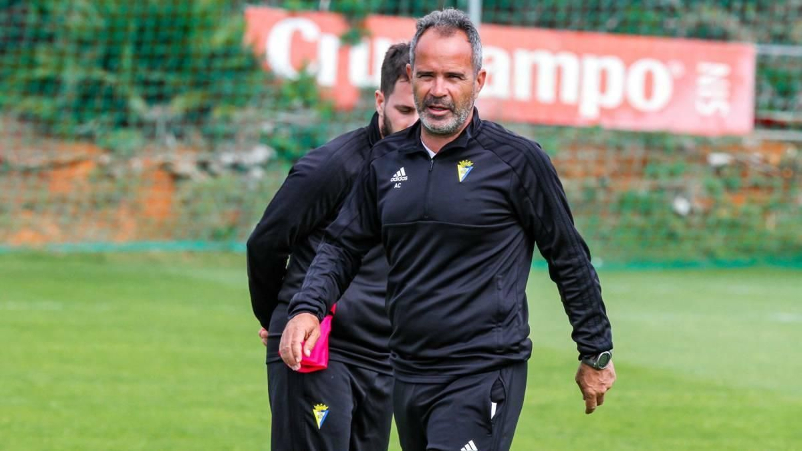 Álvaro Cervera, durante una sesión de trabajo en El Rosal.
