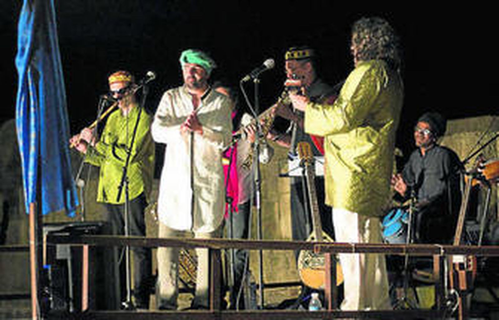 La Banda Morisca, en una actuación del pasado verano de Baelo Claudia.