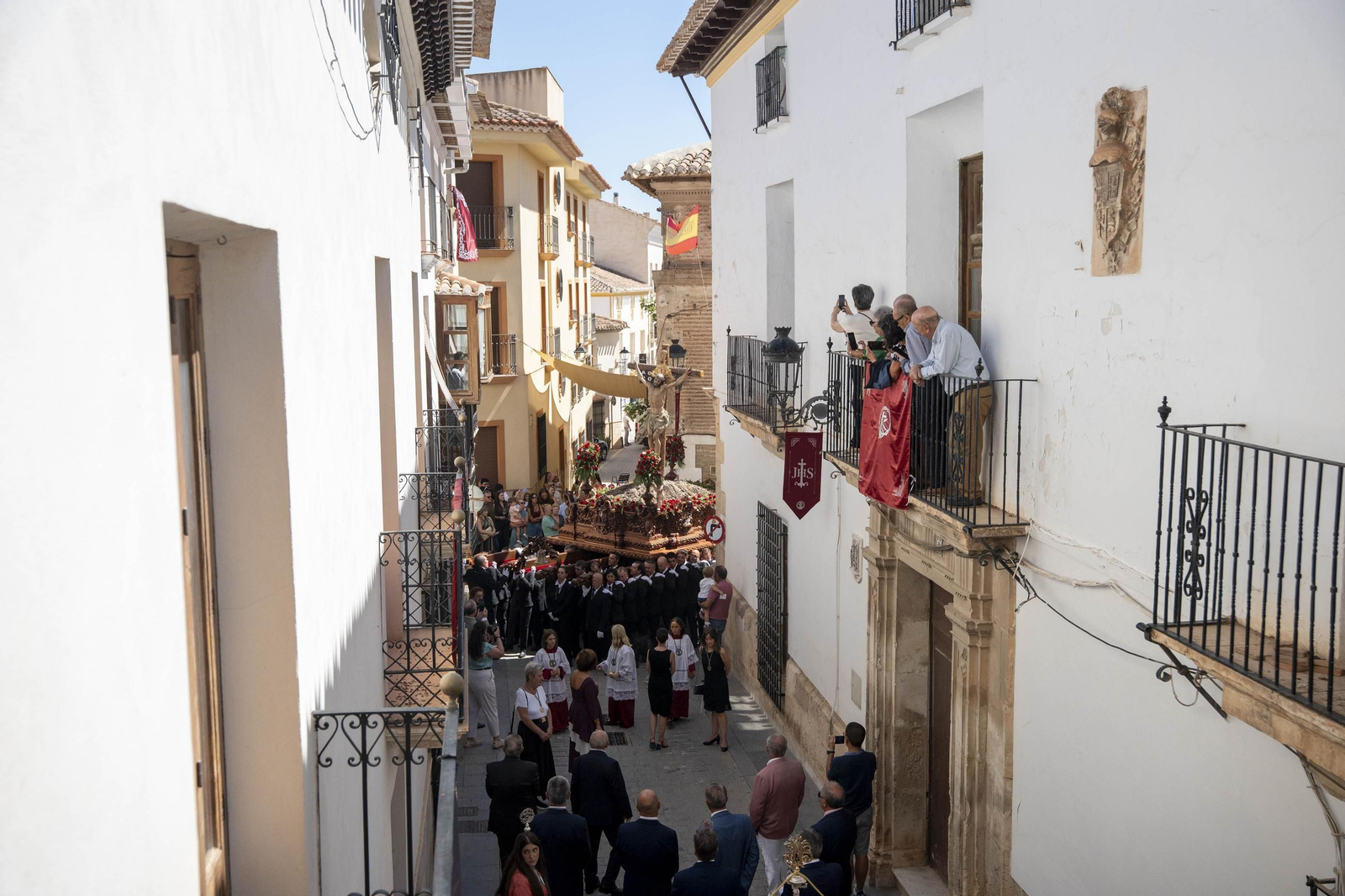 Eucaristía y procesión de Exaltación de la Cruz en la localidad de Vélez-Rubio