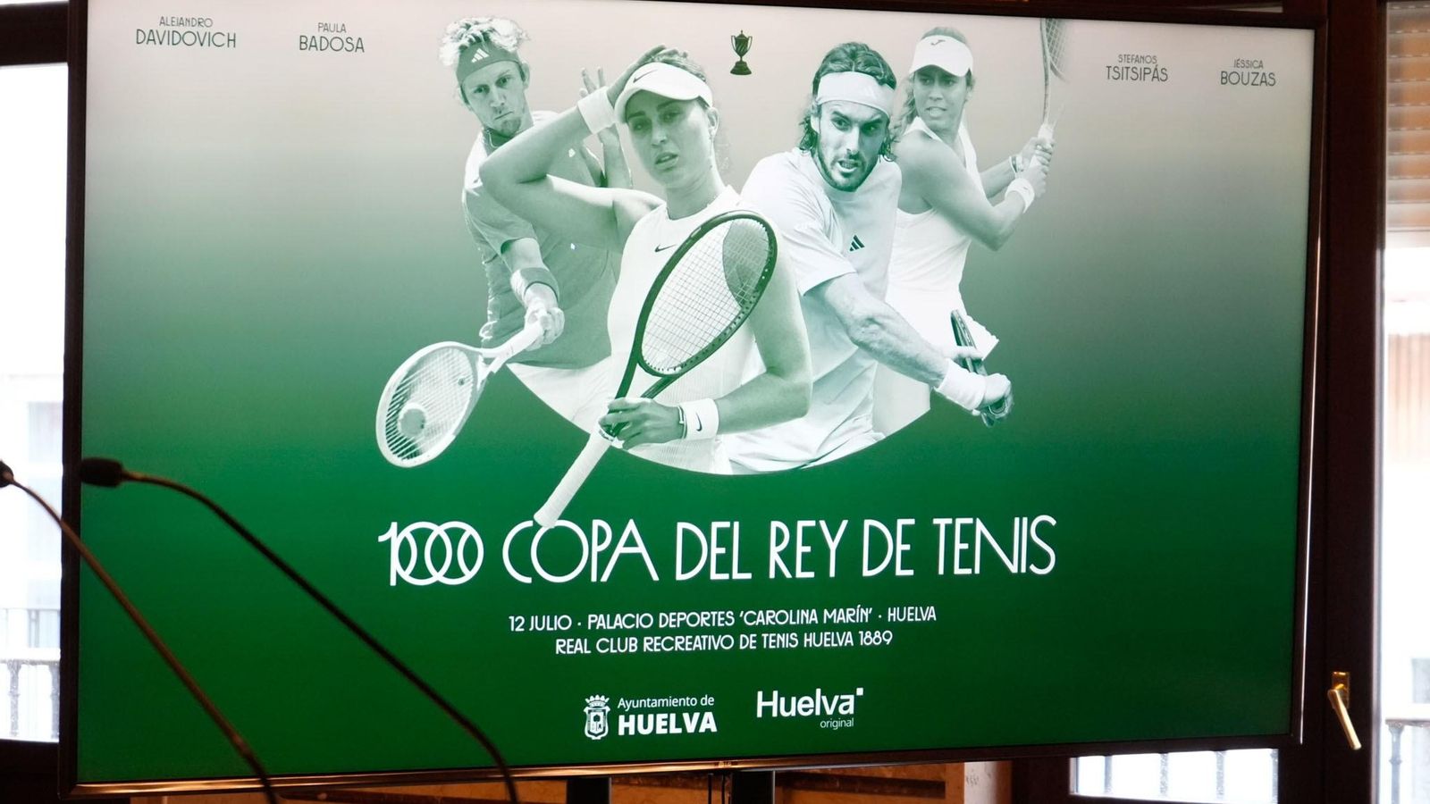 Exposición de la 100 Copa del Rey de Tenis.