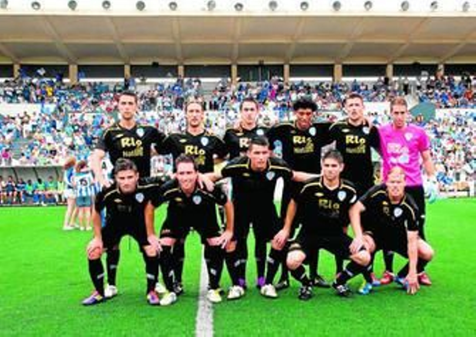 Formación inicial del Lugo en el partido que disputó ayer frente al Atlético Baleares en Palma de Mallorca.