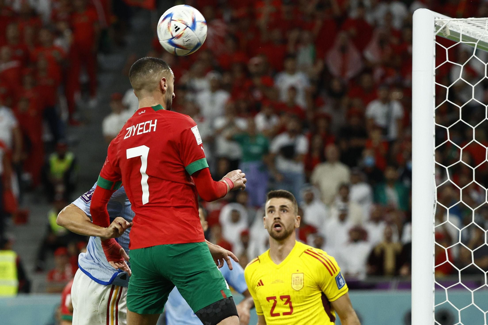 Fotos del Marruecos-España en octavos del Mundial de Qatar