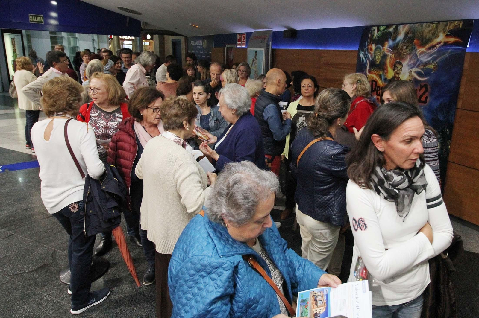 Imágenes de la proyección de la película Bernarda en CineBox Aqualon