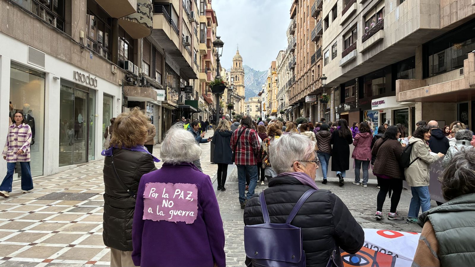 Manifestación del Día de la Mujer en Jaén.