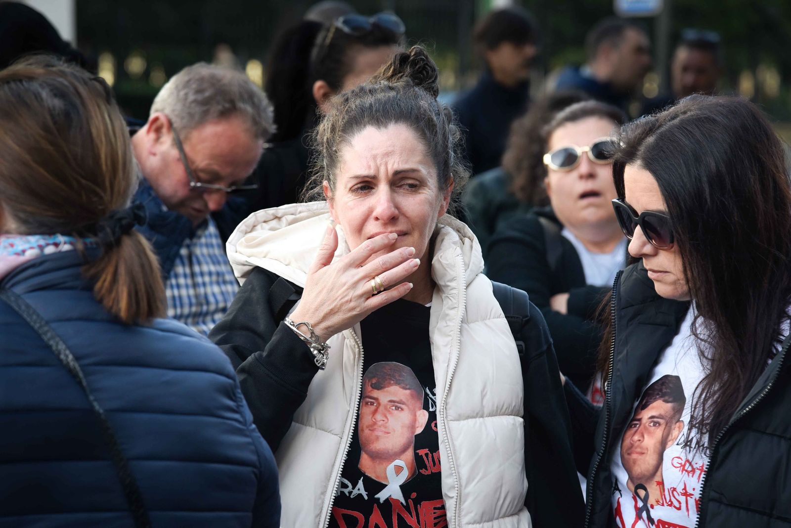 La protesta de los familiares de Daniel, en imágenes